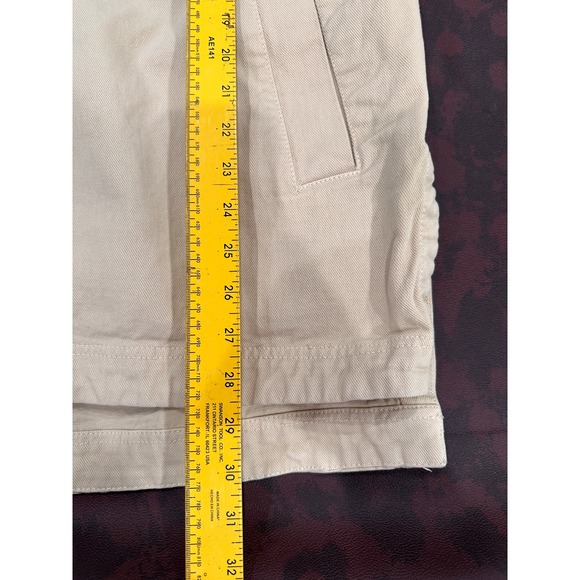 We The Free Oversized Beige Cotton Utility Shacket Jacket Women's Medium - Picture 10 of 10